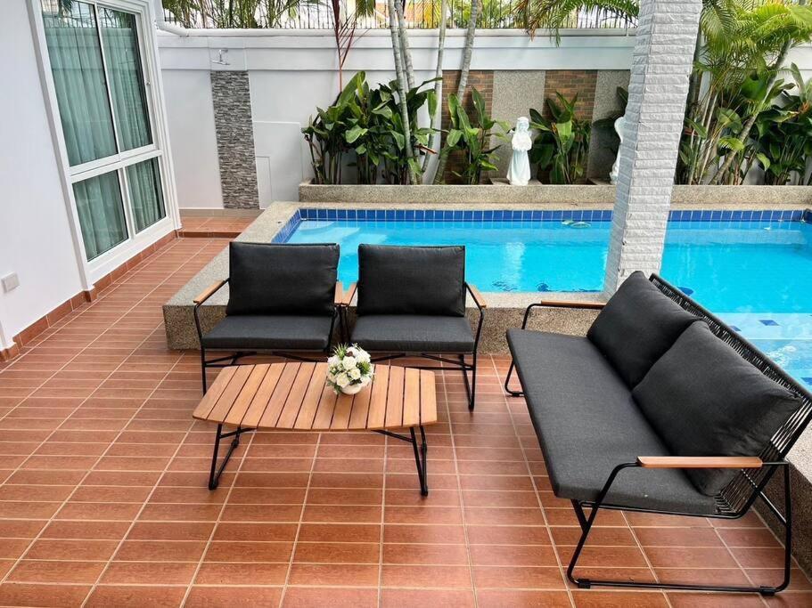 Pattaya Luxury Private Pool Villa Near Walking Street With Sauna Jacuzzi Cityhouse154 Exterior photo